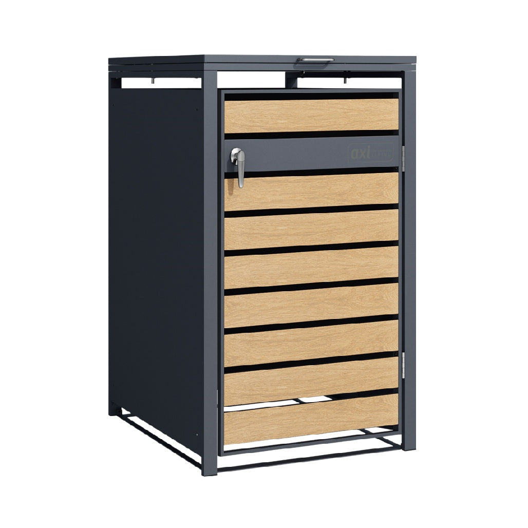 Meuble de rangement avec tiroirs en métal et bois - 60 x 40 x 80