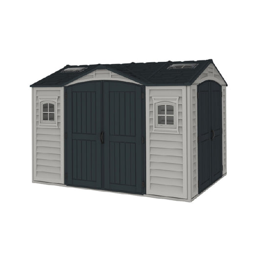 Abri de jardin en résine pour rangement extérieur - 180 x 120 x 150